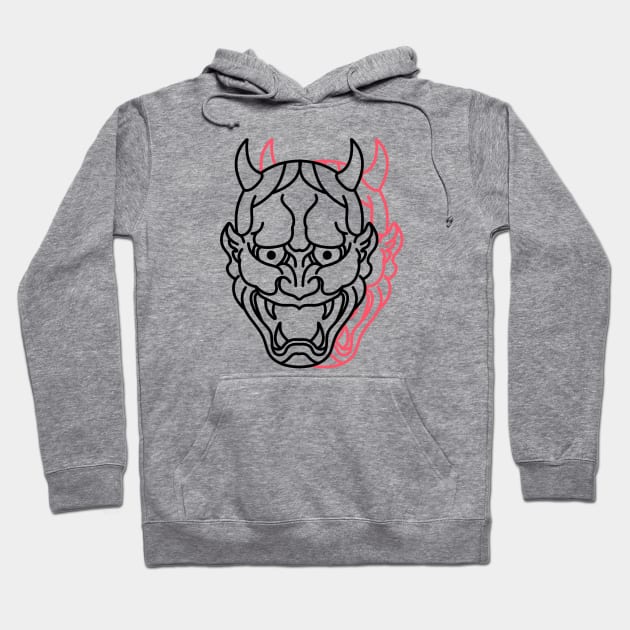 Hannya Hoodie by underhaze